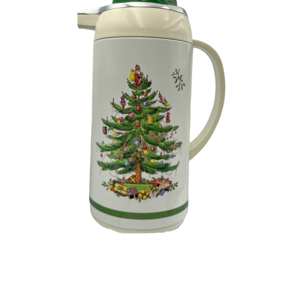 Spode Christmas Tree Thermal Carafe Serves Hot or Cold Liquids 1 Liter NIB - Picture 15 of 15